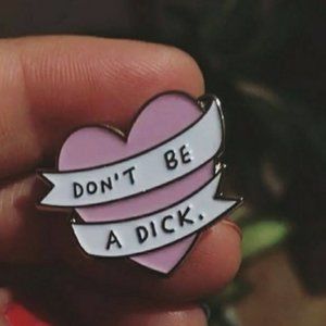 Enamel Humorous Pin NWOT